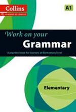 Work on your grammar. Elementary A1.