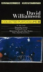 Collected plays. Volume III / David Williamson.