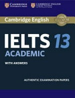 Cambridge English Academic student's book with answer + audio CDs. IELTS 13.
