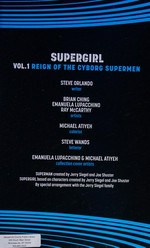 Supergirl. Vol. 1, Reign of the cyborg supermen / Steve Orlando, writer ; Brian Ching, Emanuela Lupacchino, Ray McCarthy, artists ; Michael Atiyeh, colorist ; Steve Wands, letterer ; Emanuela Lupacchino and Michael Atiyeh, collection cover artists.
