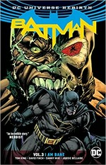 Batman. Vol.3, I am Bane / Tom King, writer ; David Finch, Mitch Gerads, Clay Mann, artist ; Danny Miki [and four others], inkers ; Jordie Bellaire, Gabe Eltaeb colorists ; Deron, Bennett, John Workman, Clayton Cowles, letterers ; David Finch, Danny Miki and Jordie Bellaire, collection cover artists.
