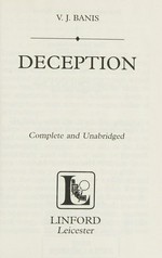 Deception / V.J. Banis.