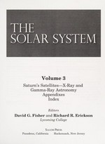 The solar system / editors, David G. Fisher, Richard R. Erickson.